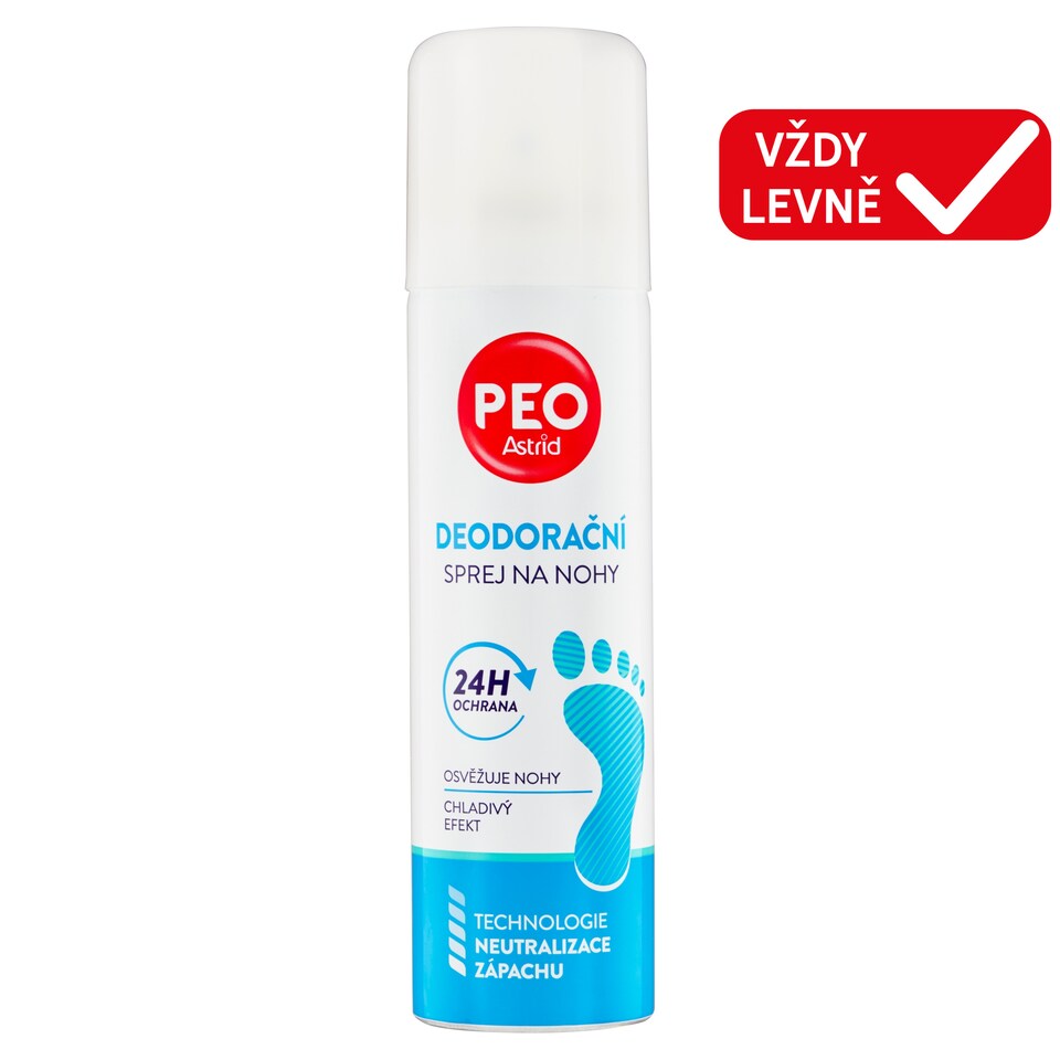 Obrázek 1 pro produkt Astrid Peo Deodorační sprej na nohy 150ml