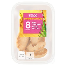Tesco 8 Mini Chicken Katsu Pasties 240g