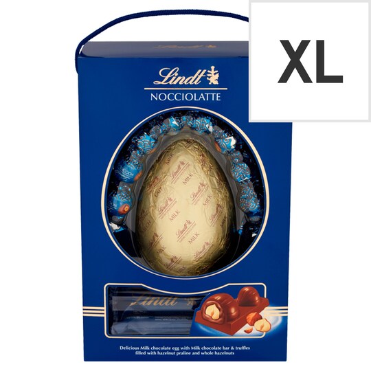 image 1 of Lindt Truffles Nocciolatte Easter Milk Chocolate Egg 340G