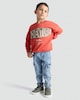 image 2 of F&F Boys Cotton Rich Adventure Off Road Print Sweatshirt in Orange