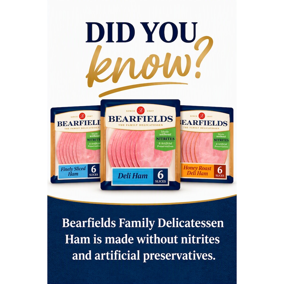 image 1 of Bearfields Carved Deli Ham 100g