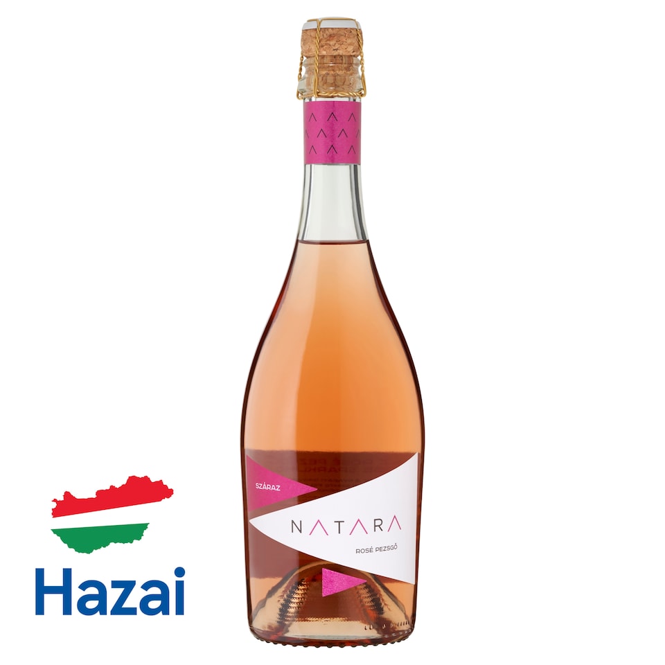 Natara száraz rosé pezsgő 12% 750 ml  1. kép