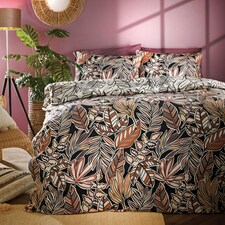 Cosmo Living Leaf Print Duvet Set Double