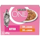 image 1 of PURINA ONE Kitten Mini Fillets Salmon and Chicken Wet Cat Food 8x85g