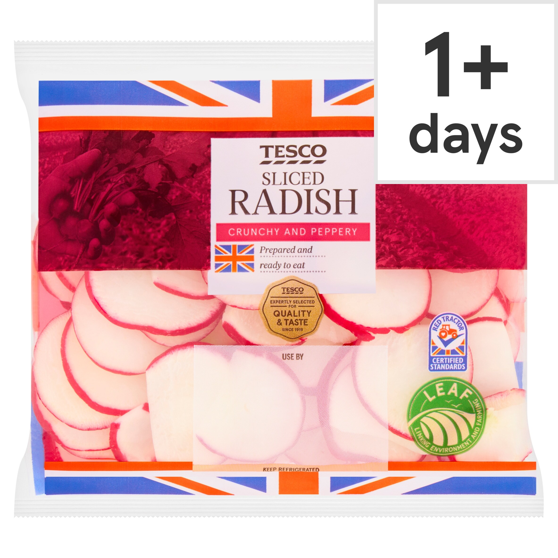 Tesco Sliced Radish 150g