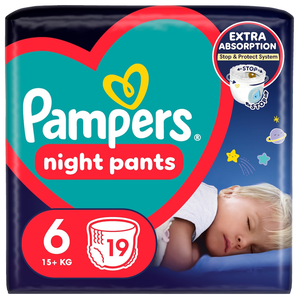 obrázok 1 z Pampers Active Baby plienkové nohavičky veľkosť 6, 19 plienok, 13kg+