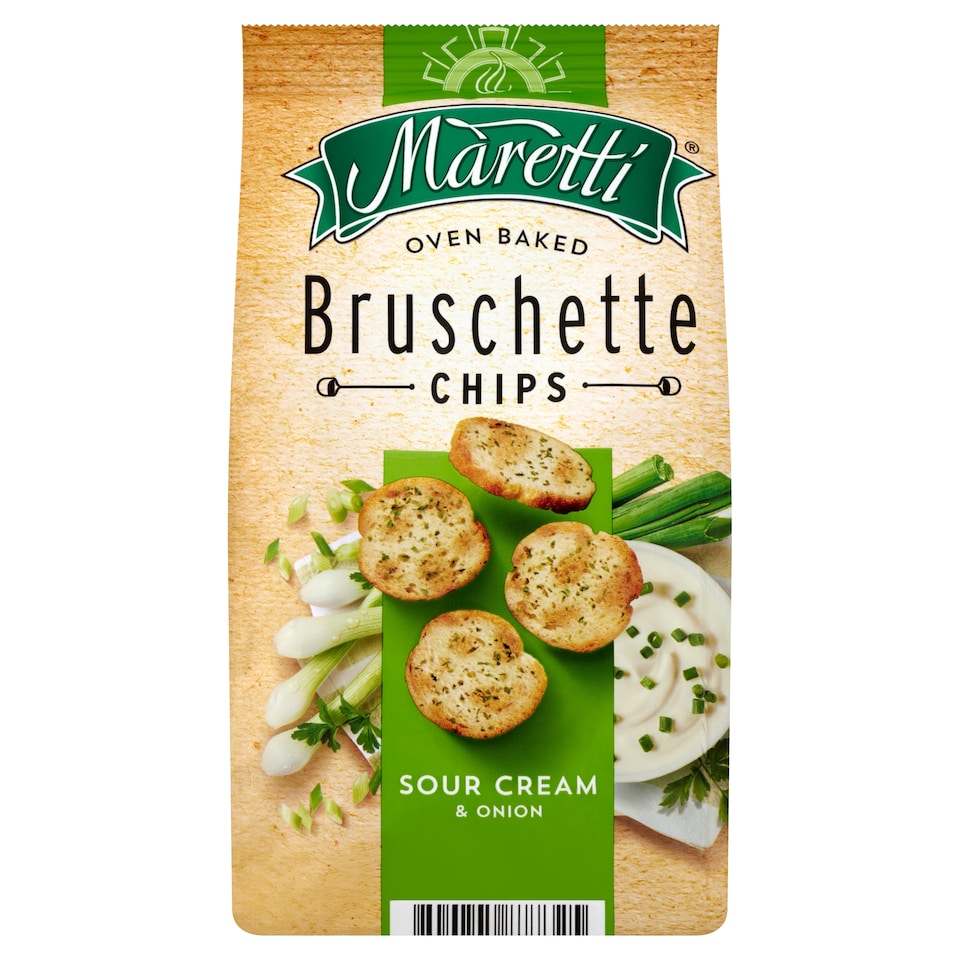 Maretti Baked Bread Circles with Sour Cream and Onion Flavour 70 g