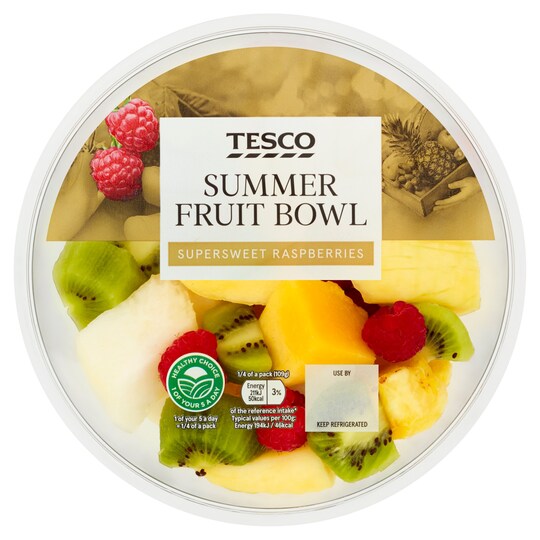 Tesco Summer Fruit Bowl 435G Tesco Groceries