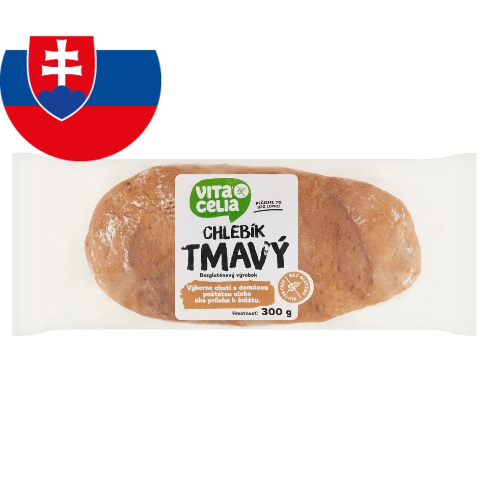 obrázok 1 z Vitacelia Chlebík bezgluténový tmavý 300 g