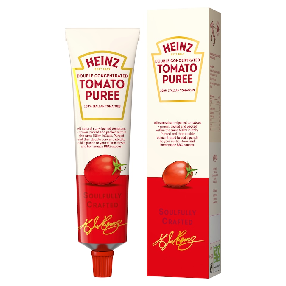 image 1 of Heinz Double Concentrated Tomato Puree 130g