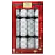 image 1 of Tesco Snowflake Cube Christmas Crackers 12 pack