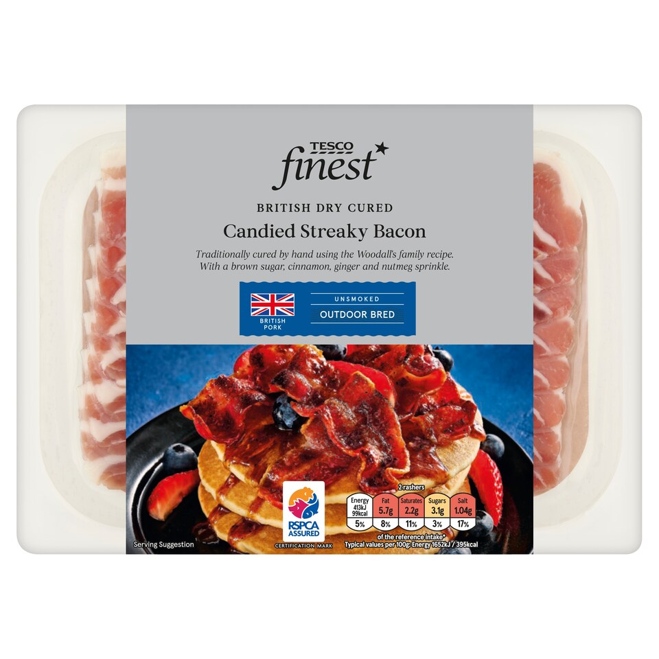 Tesco Finest Candied Bacon 200g