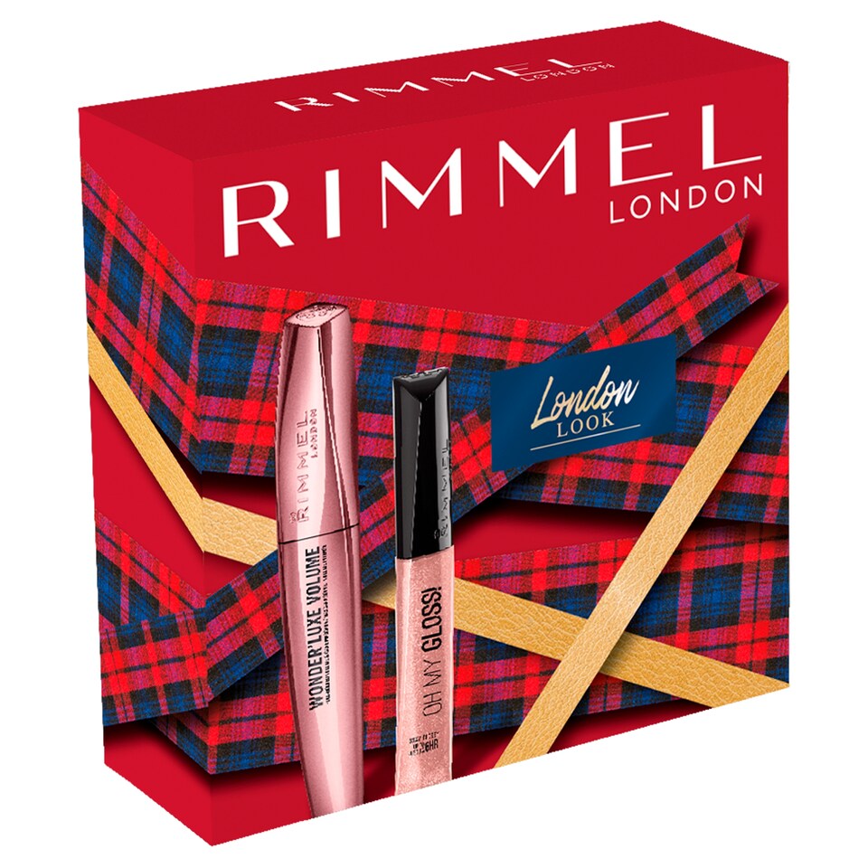 Rimmel řasenka WonderLuxe + lesk na rty OMG Plump 210