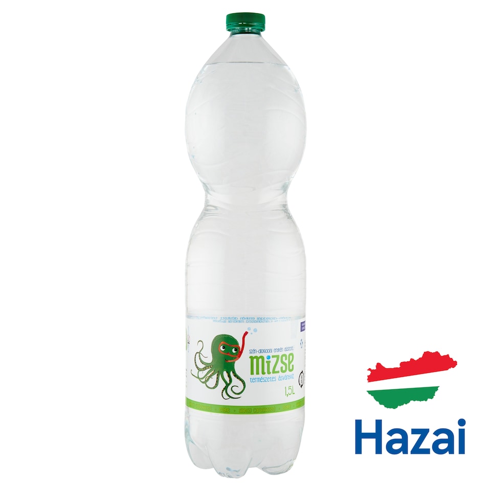 Mizse szén-dioxiddal enyhén dúsított természetes ásványvíz 1,5 l  1. kép