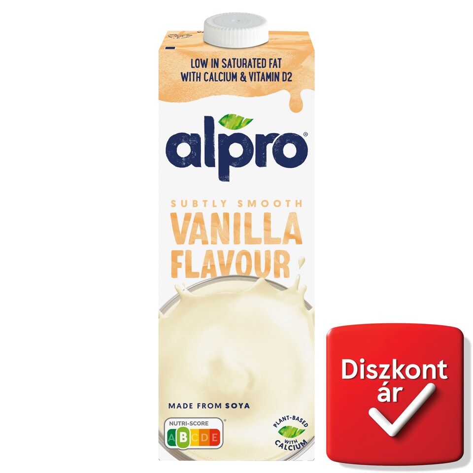 Alpro vaníliaízű szójaital hozzáadott kalciummal és vitaminokkal 1 l