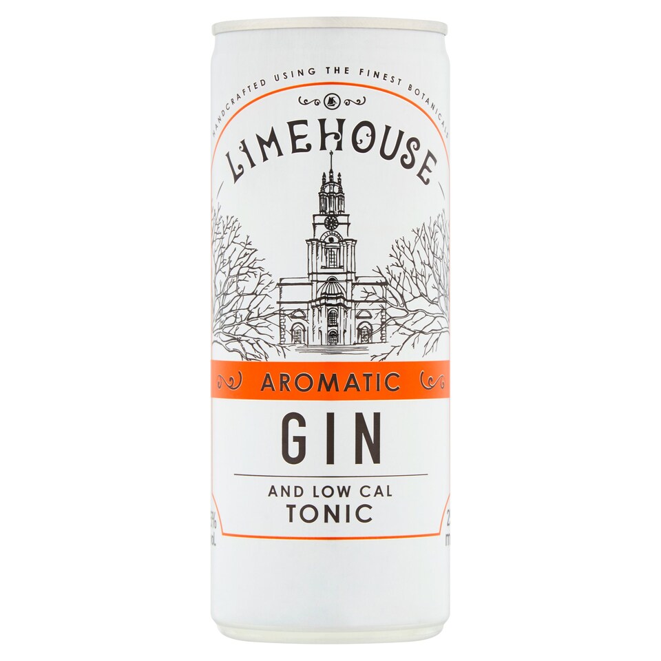 Limehouse Gin And Low Calorie Tonic 250Ml