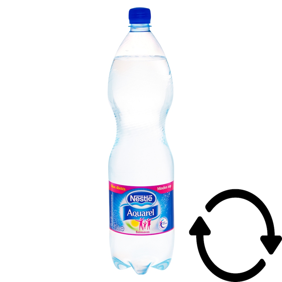 Nestlé Aquarel Cédrus szénsavas természetes ásványvíz 1,5 l