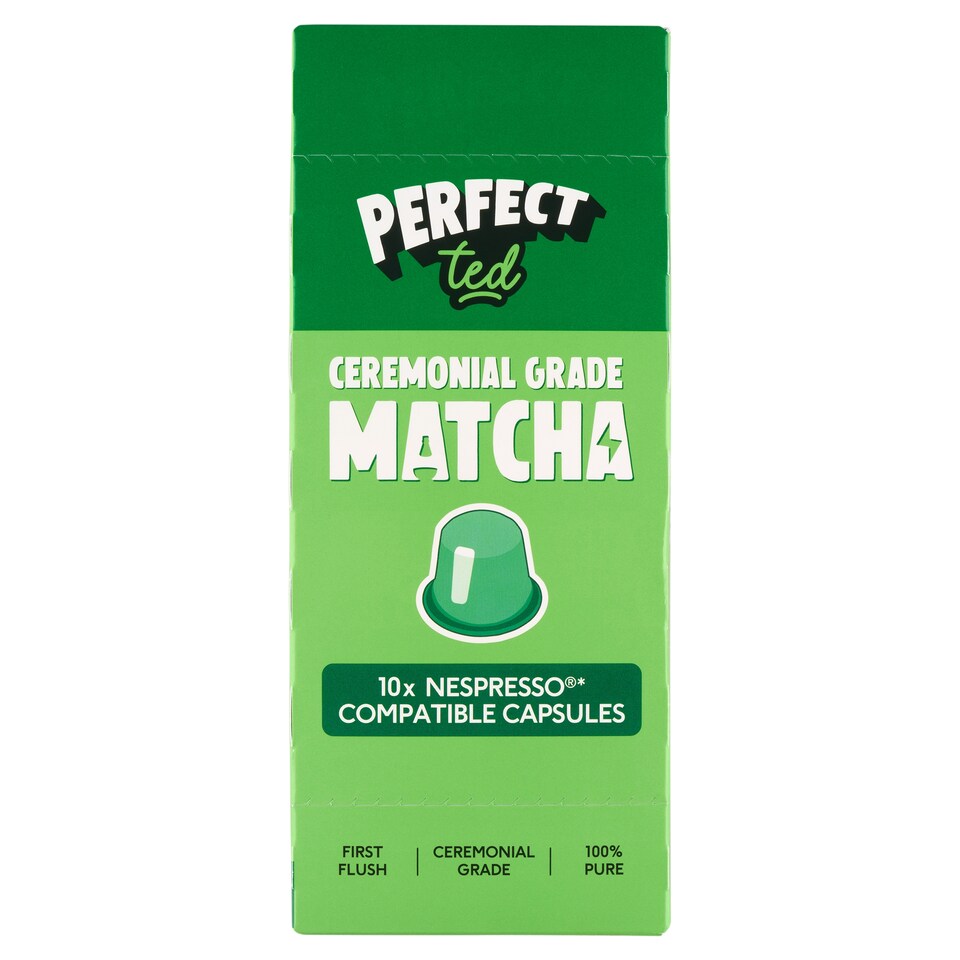 Perfect Ted Matcha Nespresso kompatibilní kapsle original 10 x 1,5g (15g)