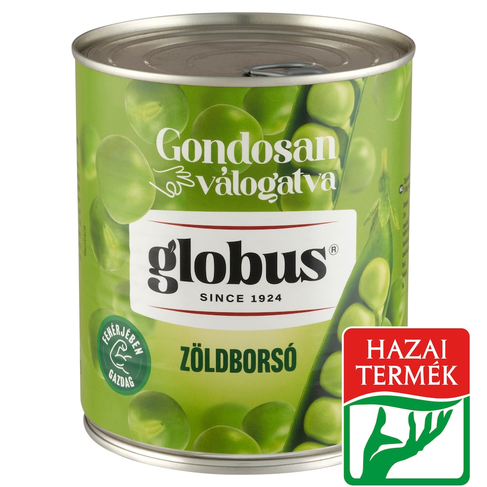 Globus zöldborsó 800 g