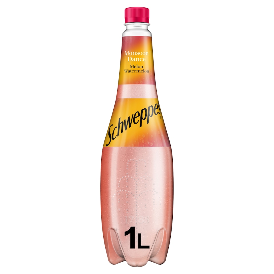 image 1 of Schweppes Melon Watermelon Soda Mixer 1 Litre