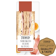 Tesco Smoked Ham And Egg Sandwich