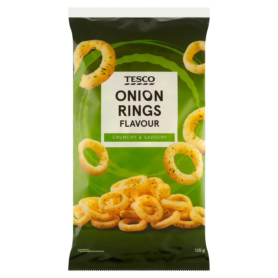 Tesco Kukuřičný snack s cibulovou příchutí 125g