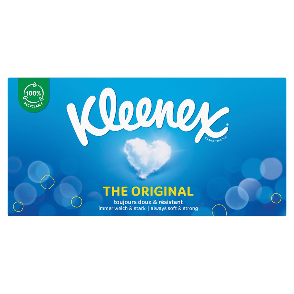 Kleenex The Original papírové kapesníky 3 vrstvy 72 ks