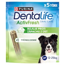 Dentalife Activfresh Medium maškrty pre psov 115 g