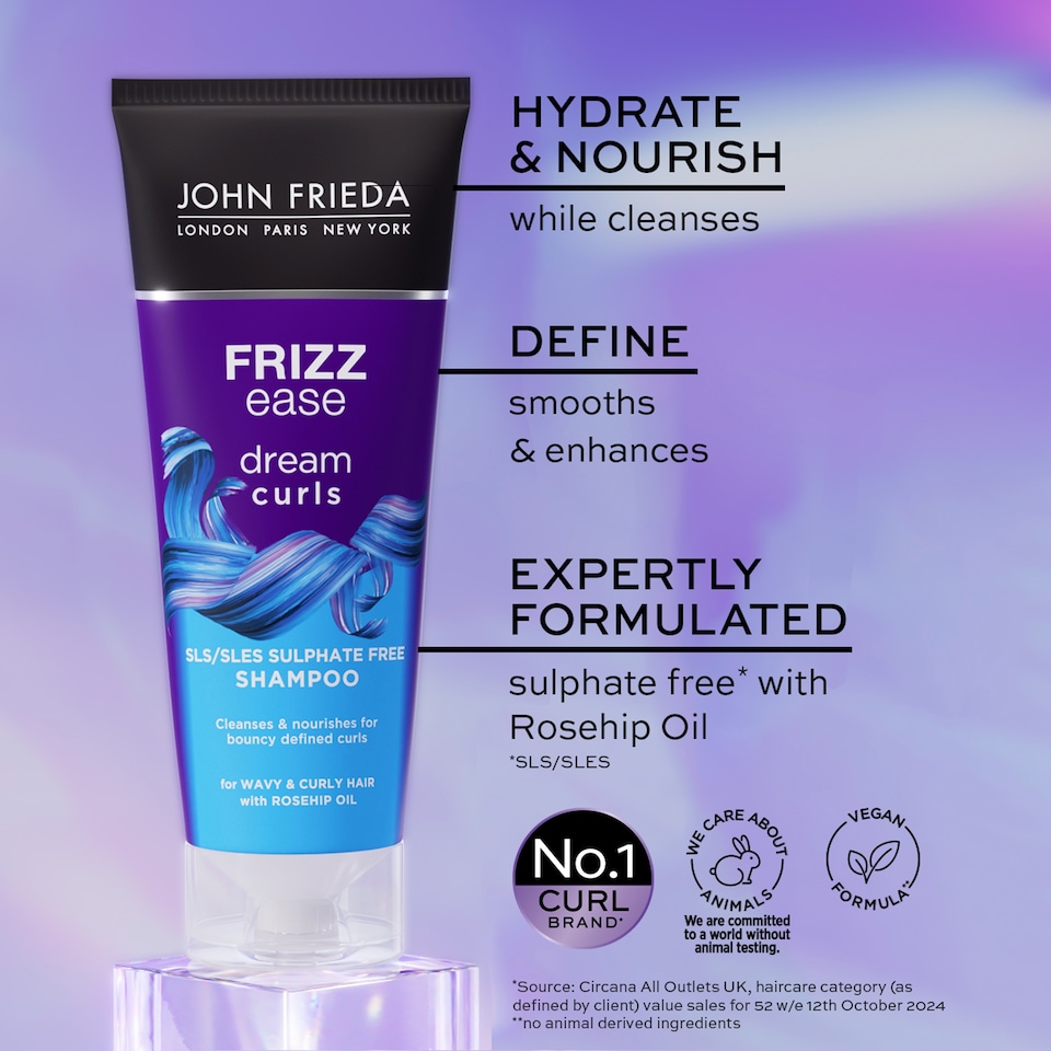 image 1 of John Frieda Frizz Ease Dream Curls Shampoo 250Ml