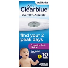 Clearblue Digital Ovulation Test Kit 10 Tests