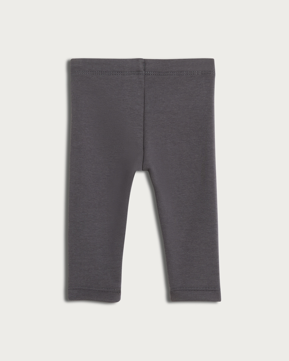 image 1 of F&F Baby 2-Pack Fleece Lined Leggings in Multi