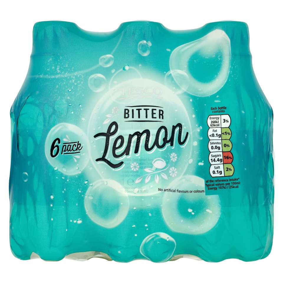 Tesco Bitter Lemon 6X250ml