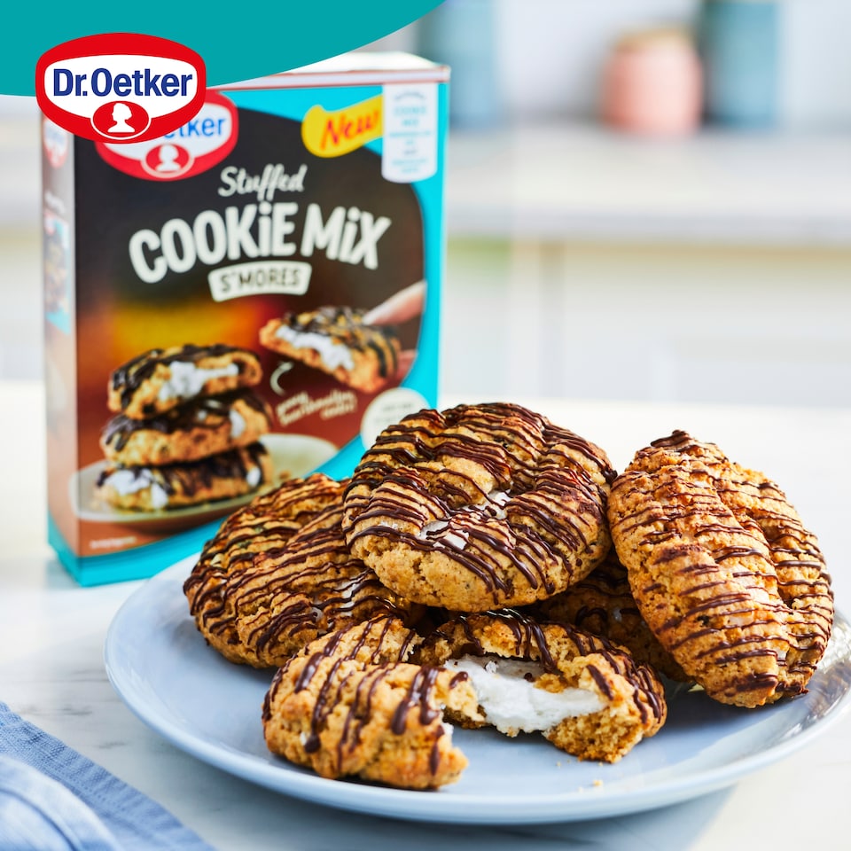image 1 of Dr. Oetker Smores Stuffed Cookie Mix 340g