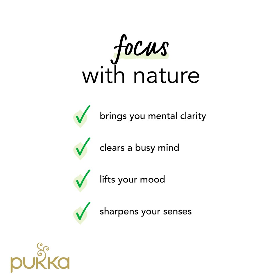 image 1 of Pukka Organic Tulsi Clarity Herbal Tea 20 Sachets 36G