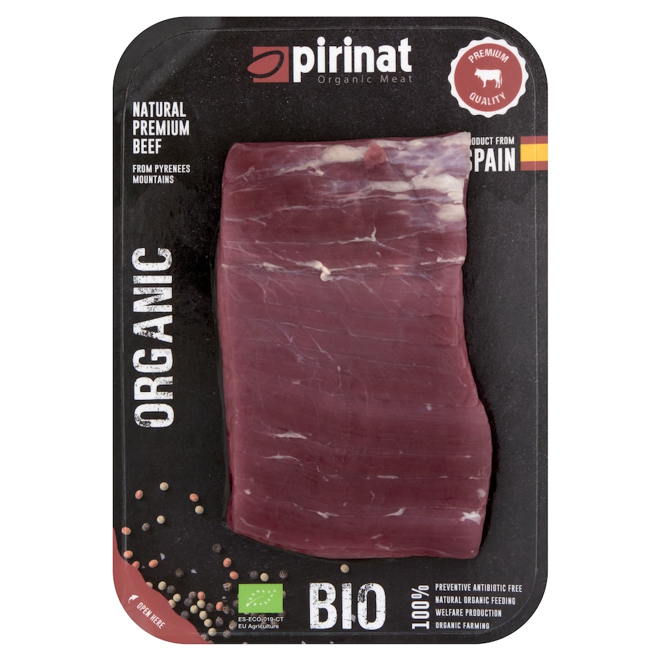 Pirinat organikus flank steak