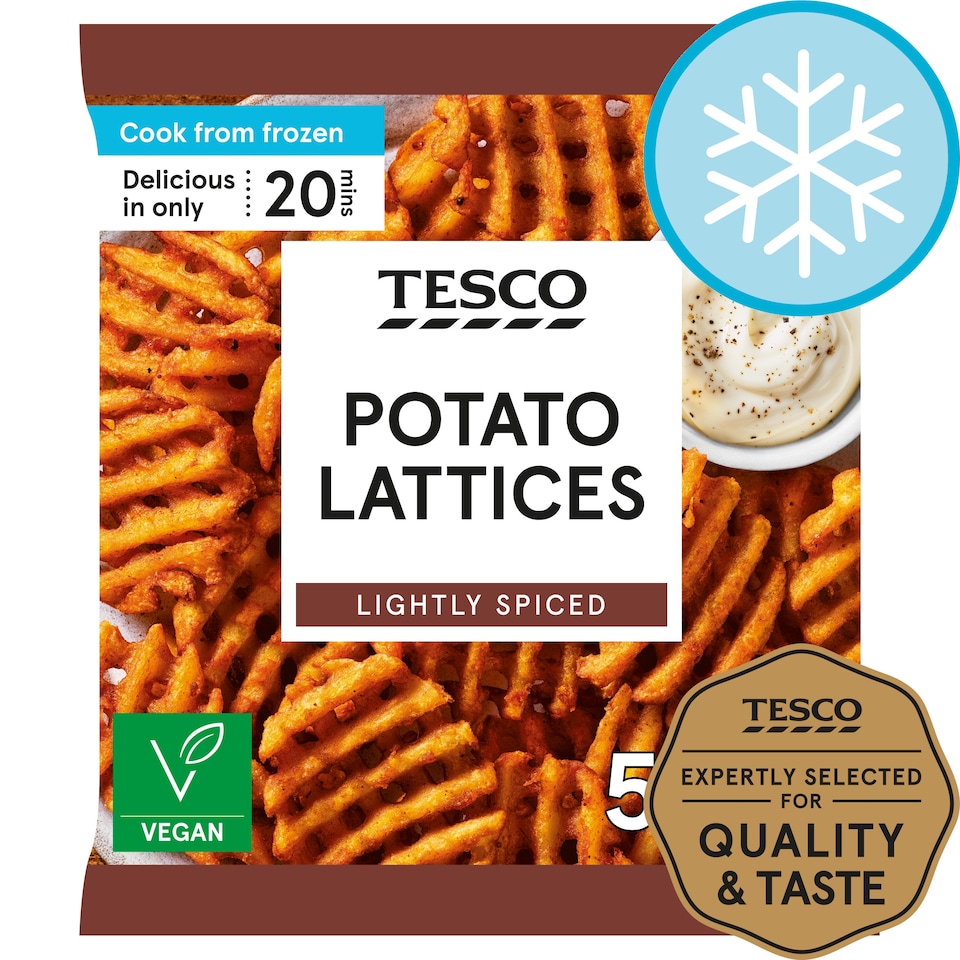 Tesco Potato Lattices 550G
