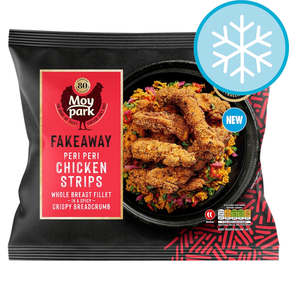 Moy Park Fakeaway Piri Piri Chicken Strips 400g