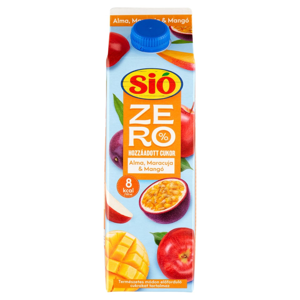 Sió Zero% Added Sugar Apple-Passion Fruit-Mango Fruit Drink 1 l