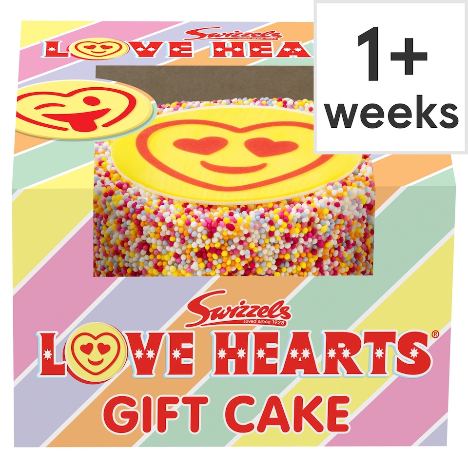 SWIZZELS Love Hearts Gift cake