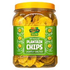 Tropical Sun Plantain Tubs Chips Salted 450g