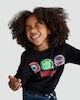 image 1 of Marvel Avengers Print Cotton Rich Sweatshirt in Black