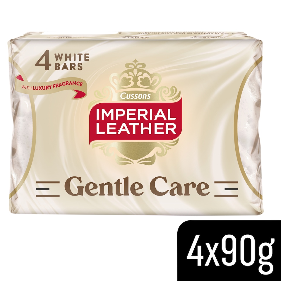image 1 of Imperial Leather Gentle Care Bar Soap 4x90g