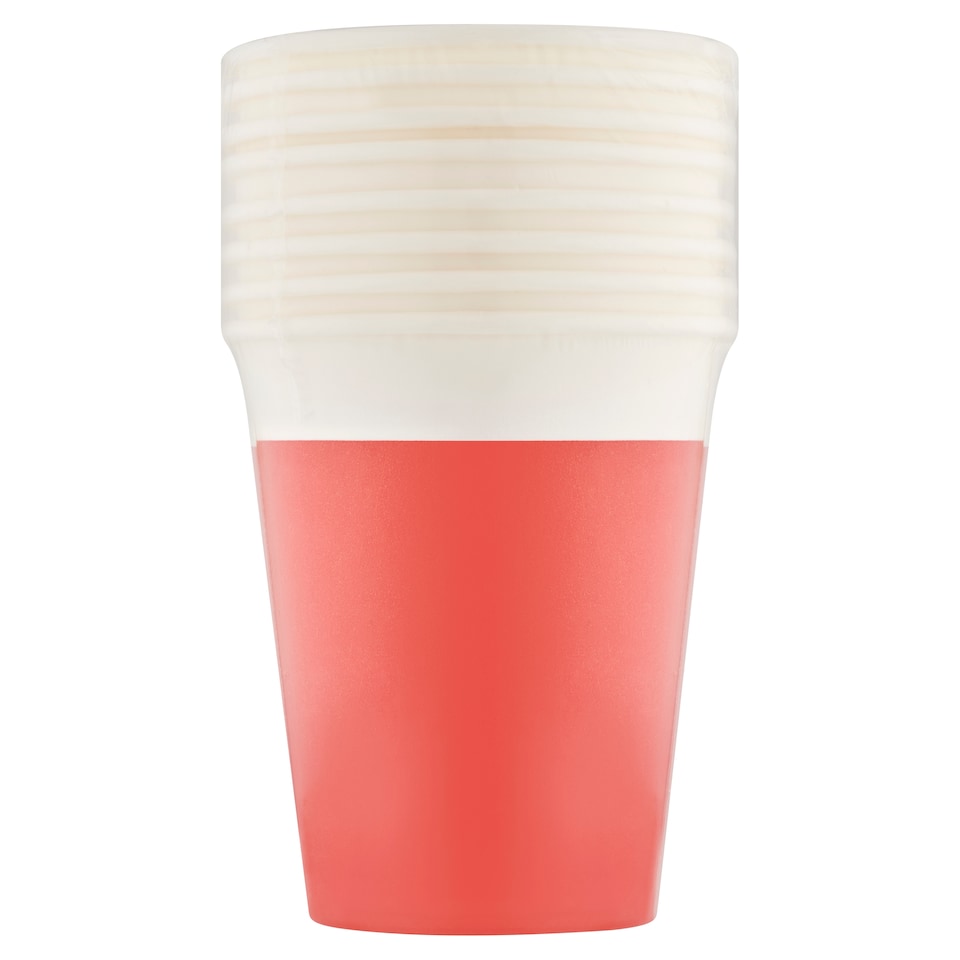 Decorata Party Červené papírové poháry 200 ml 8 ks