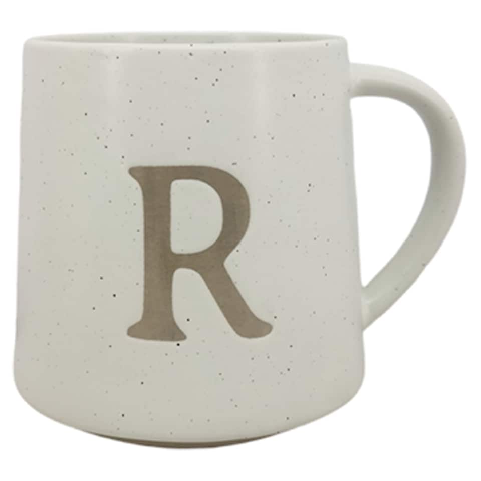 Fox & Ivy Wax Resist Alphabet Mug R