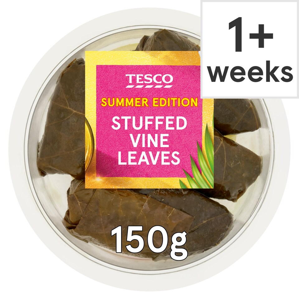 Tesco Stuffed Vine Leaves 150G Tesco Groceries
