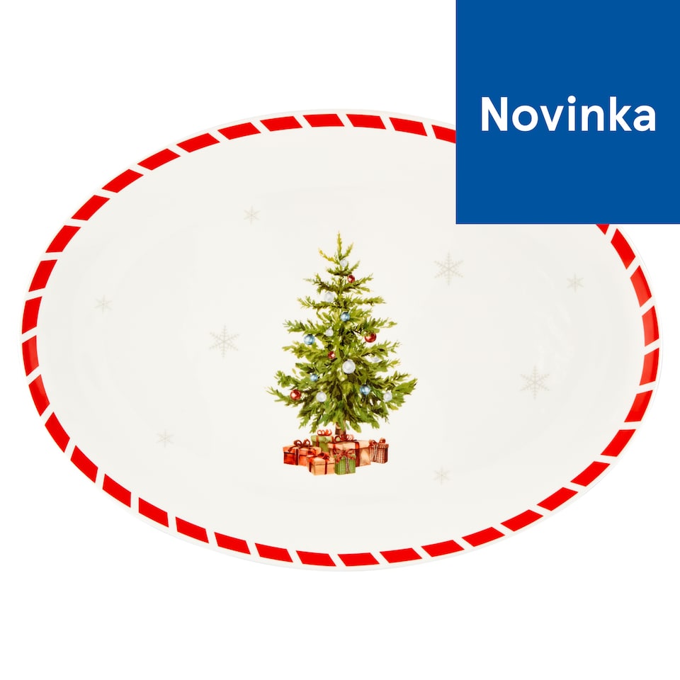 F&F Home Christmas Tree podnos