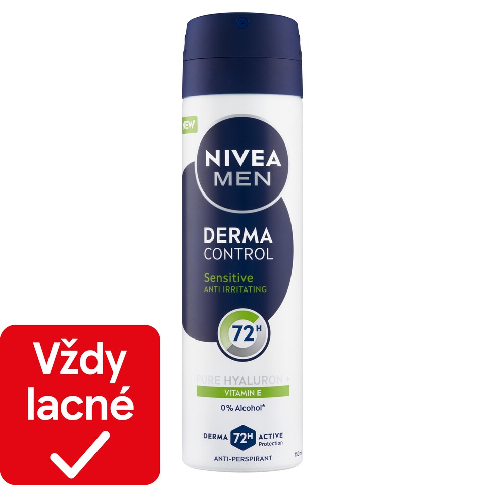 image 1 of Nivea Men Derma Control Sensitive Antiperspirant Spray 150 ml