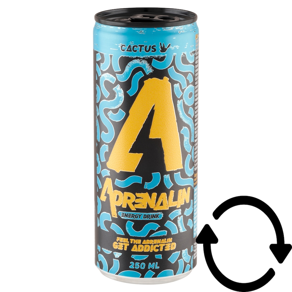 Adrenalin kaktusz-guavaízű szénsavas energiaital 250 ml