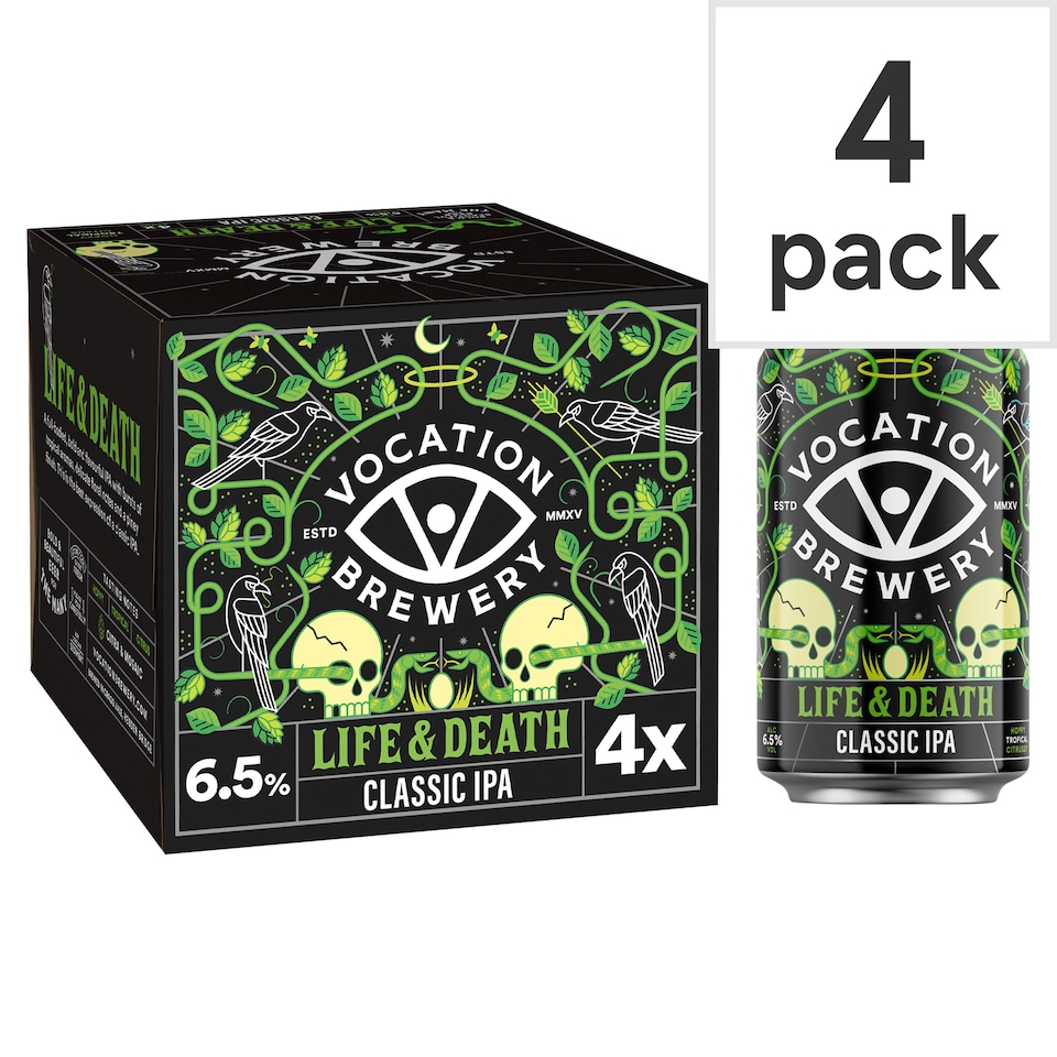 Vocation Brewery Life&Death Ipa 4X330ml Can