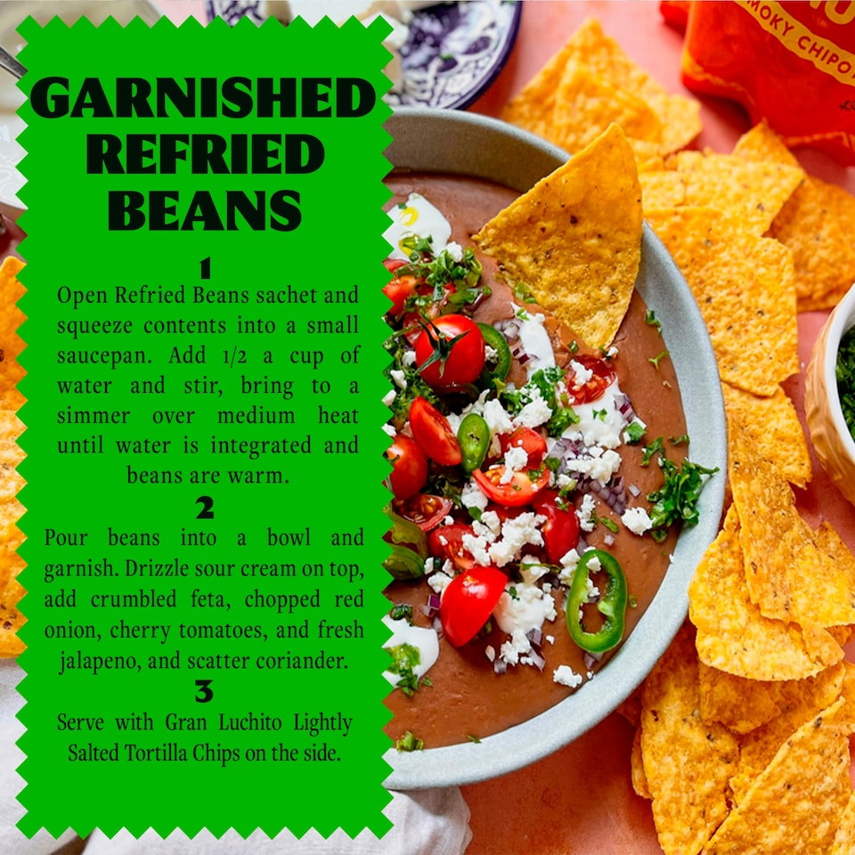 image 1 of Gran Luchito Refried Beans Chipotle 430G